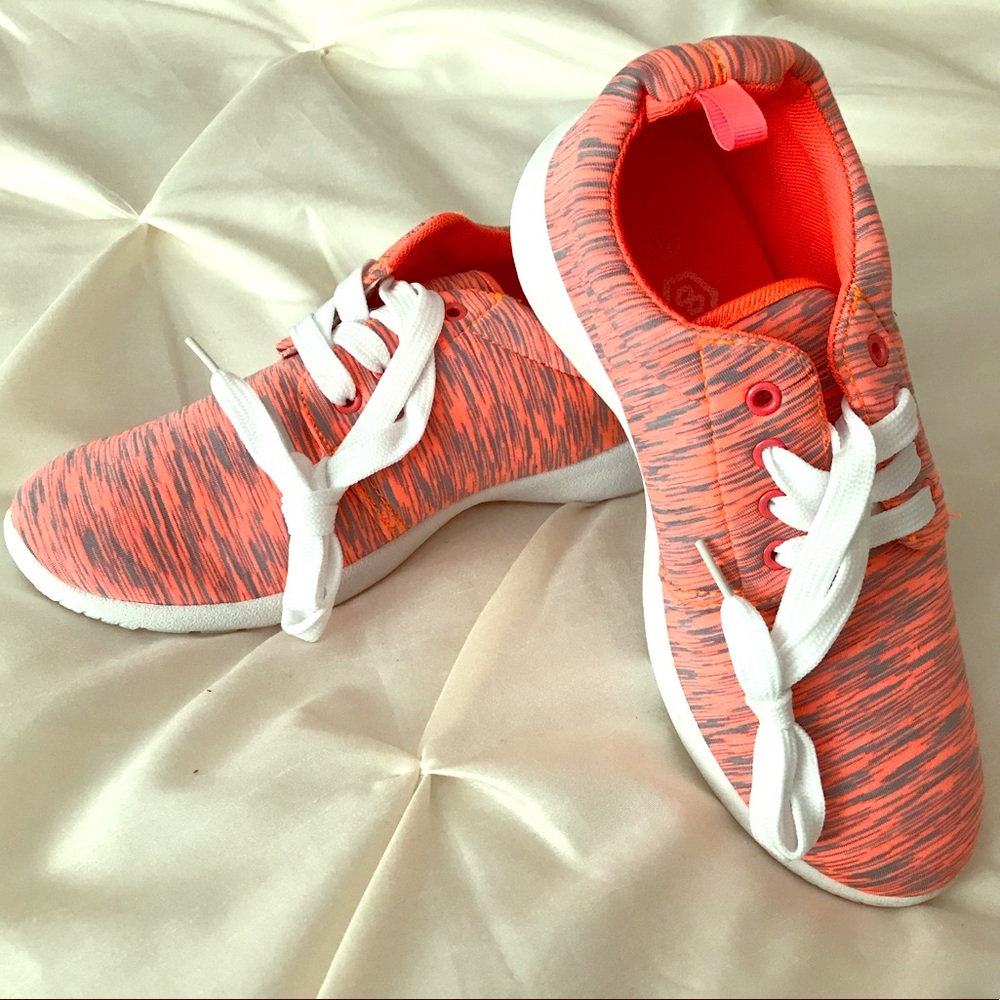 Athletic Orange Sport Sneakers